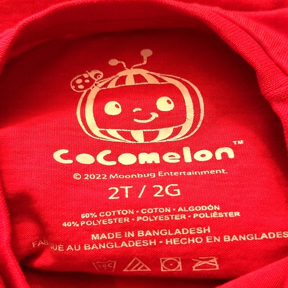 Cocomelon short sleeve tee shirt - Picture 2 of 4